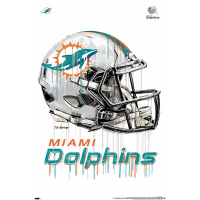 Miami Dolphins Ceramic Pumpkin Helmet