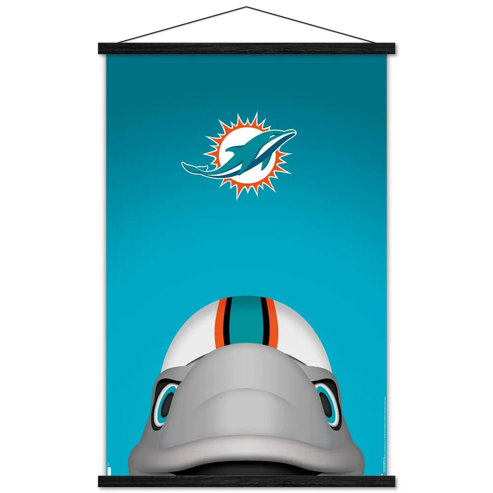 Miami Dolphins 22.4'' x 34'' Helmet Poster