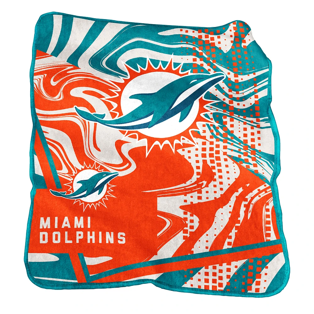 Miami Dolphins 50'' x 60'' Raschel Blanket