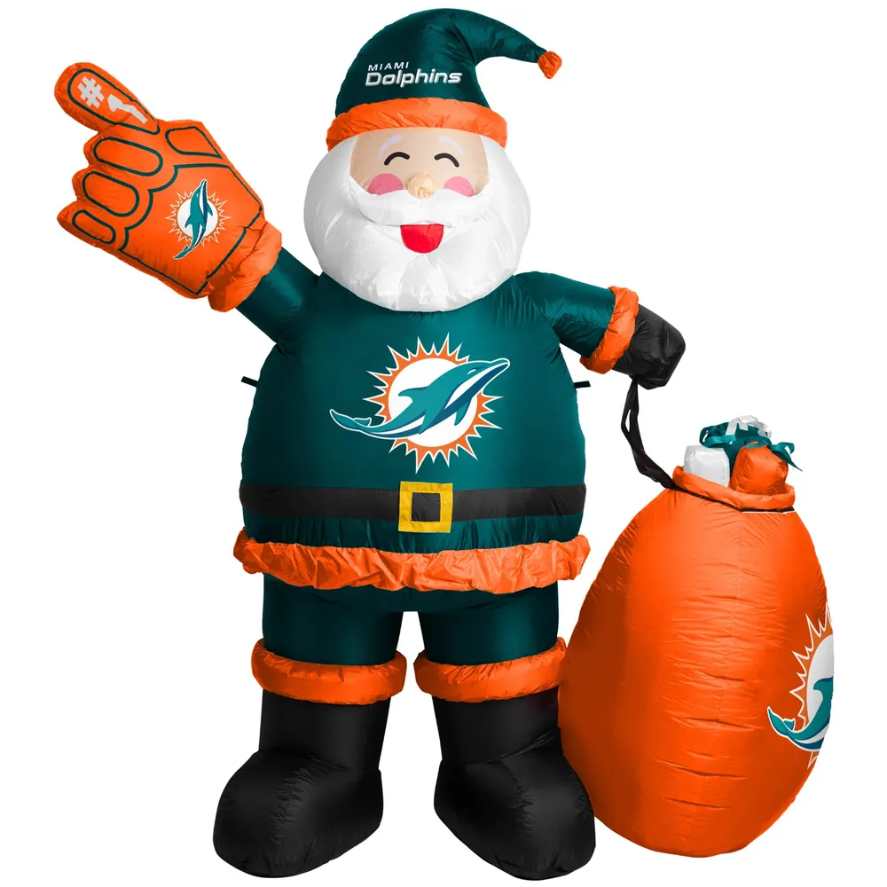 Boelter Brands Miami Dolphins 7-ft Lighted Snowman Christmas Inflatable at