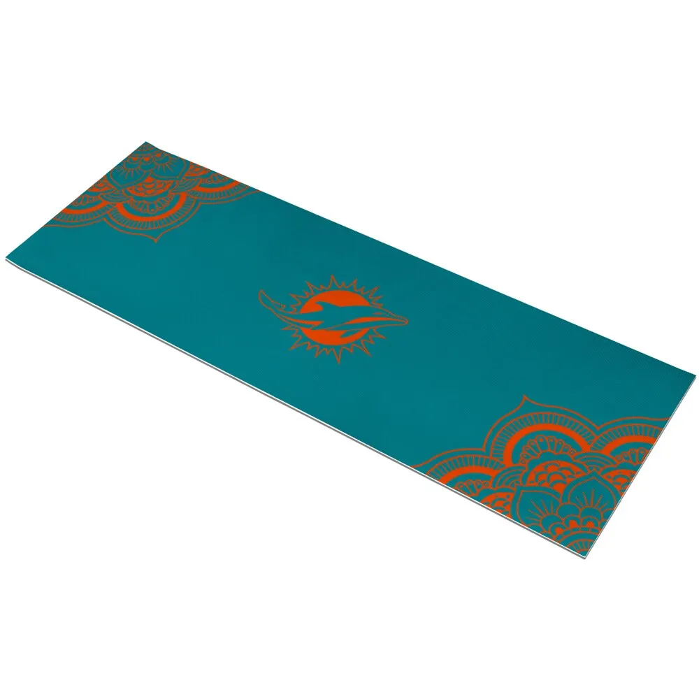 Miami Dolphins 72'' Color Design Yoga Mat