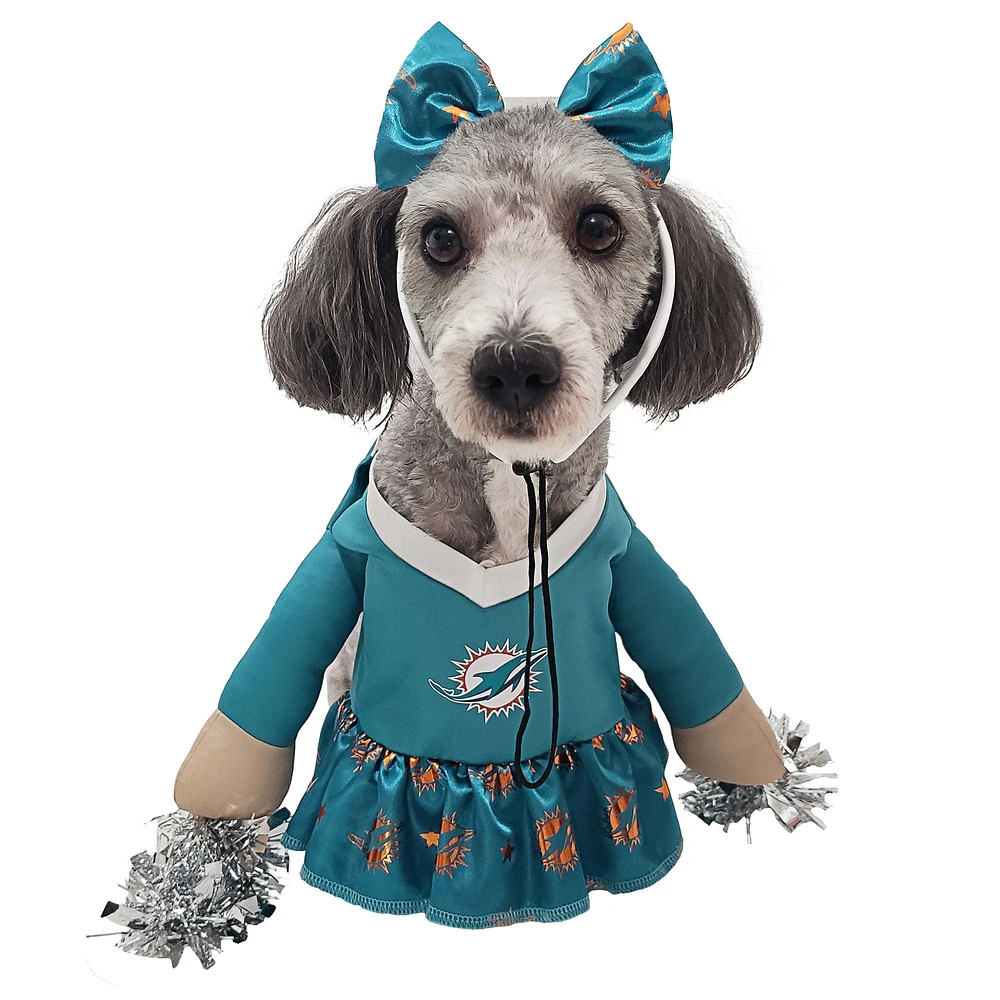 Miami Dolphins Cheer Dog Costume