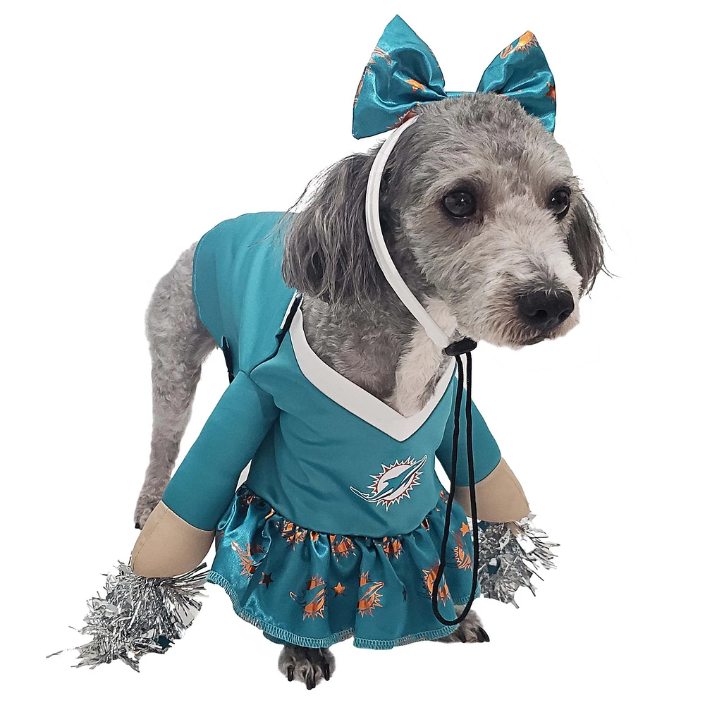 Costume de cheerleader des Dolphins Miami pour chien