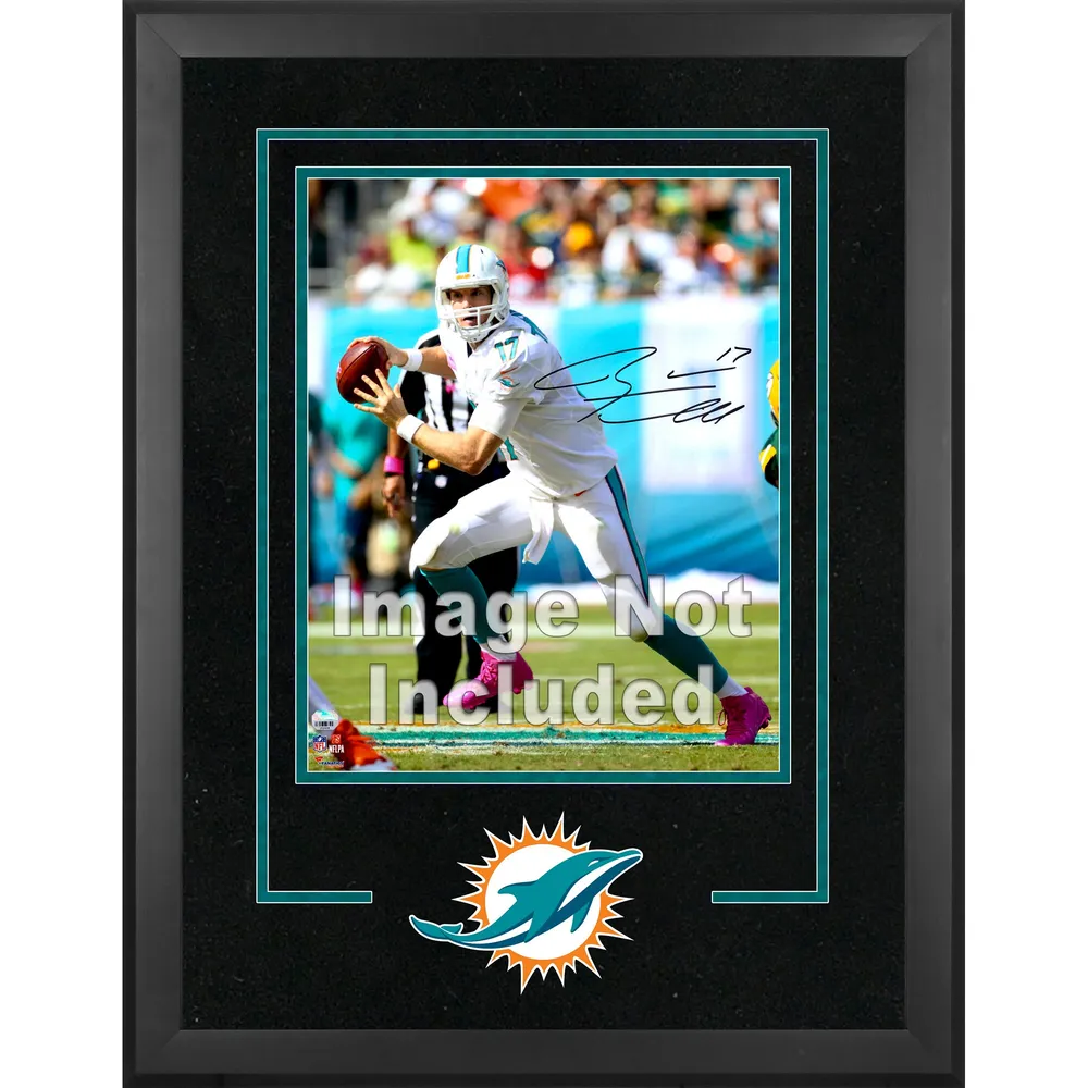 Miami Dolphins Framed 10 x 20 Fan Cave Collage