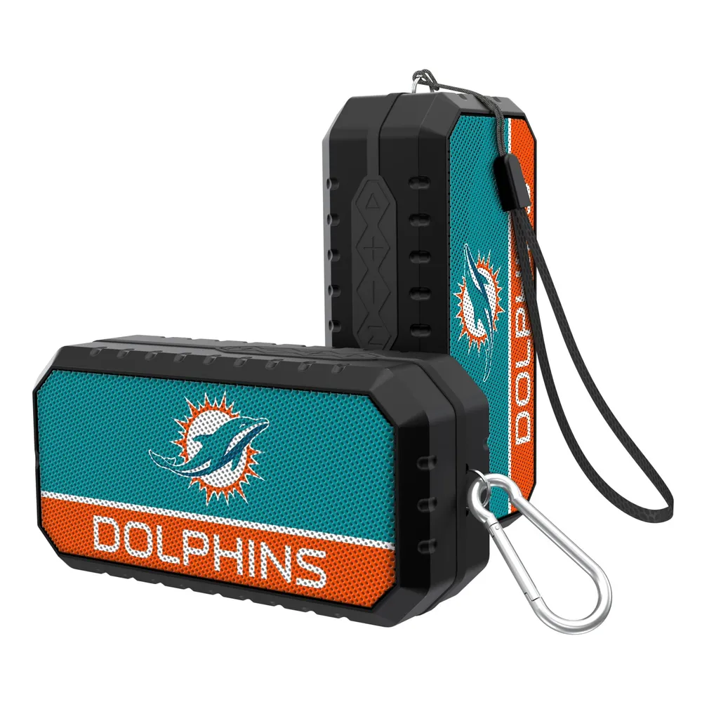 Lids Miami Dolphins Team Logo Waterproof Bluetooth Speaker