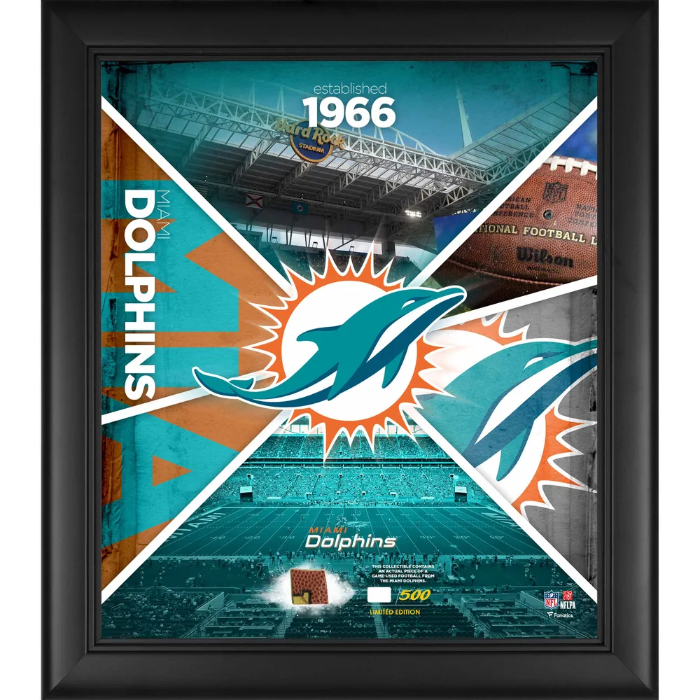 Jaylen Waddle Miami Dolphins Fanatics Authentic Framed 15 x 17 Impact  Player Collage with a Piece of Game-Used Football - Limited Edition of 500