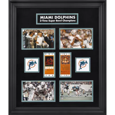 Tua Tagovailoa Miami Dolphins Framed 15 x 17 Impact Player Collage with A Piece of Game-Used Football - Limited Edition 500