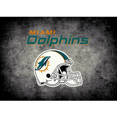 Miami Dolphins Imperial 3'10" x 5'4" Distressed Rug