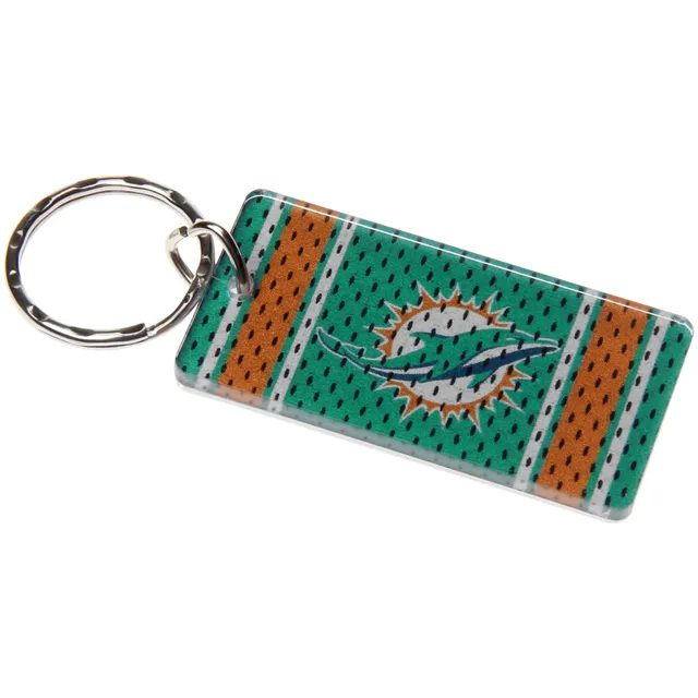 WinCraft Miami Dolphins Aqua Reversible Lanyard with Detachable Buckle