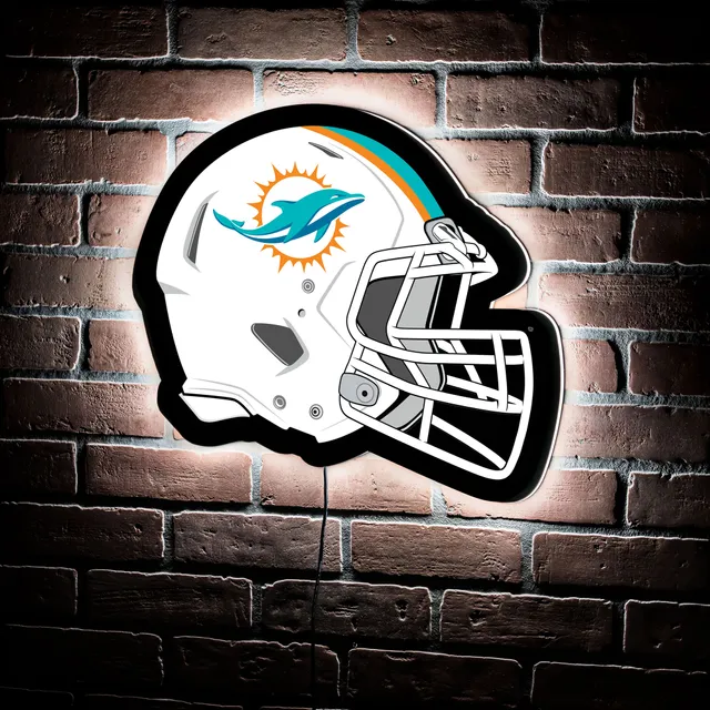 Miami Dolphins 23 LED Retro Logo Round Wall Sign