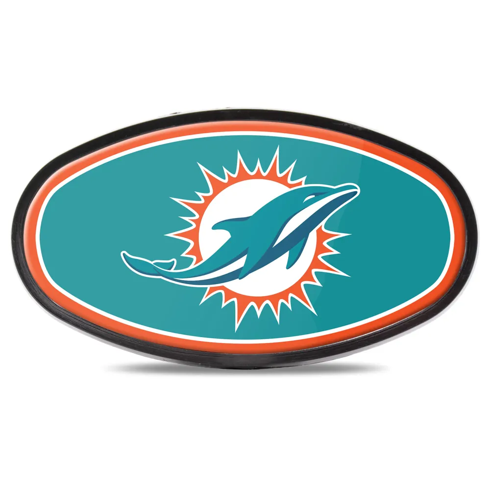 Lids Miami Dolphins Logo Oval Fixed 2' Hitch Cover