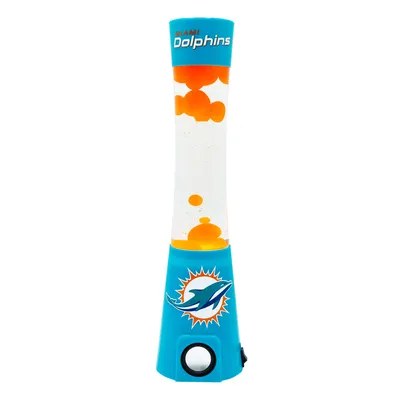 Miami Dolphins Magma Lamp with Bluetooth Speaker
