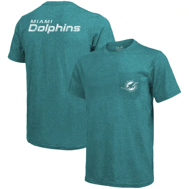 Men's Fanatics Branded Aqua Miami Dolphins Team Lockup Logo T-Shirt