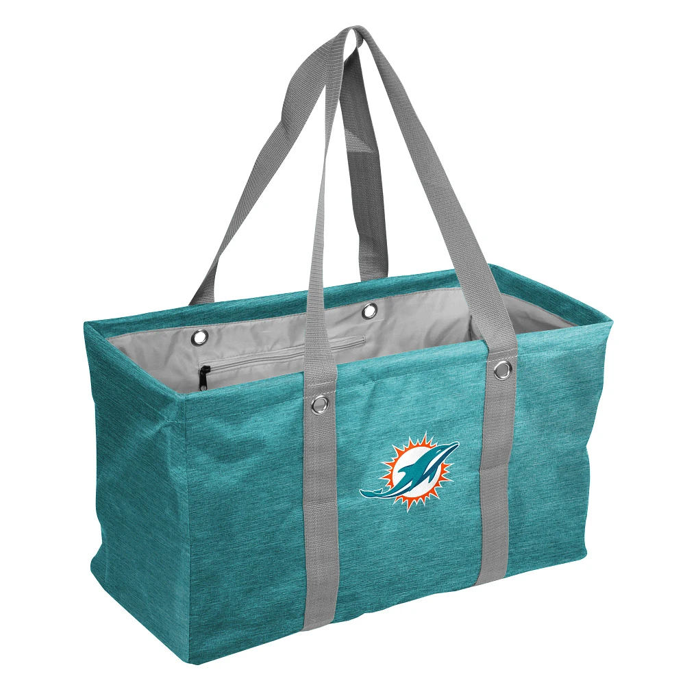 Women's Miami Dolphins Team Logo Crosshatch Wristlet