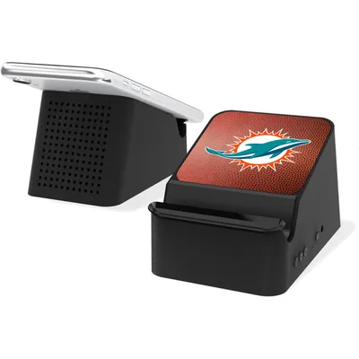 Miami Dolphins Wireless Charging Station & Bluetooth Speaker
