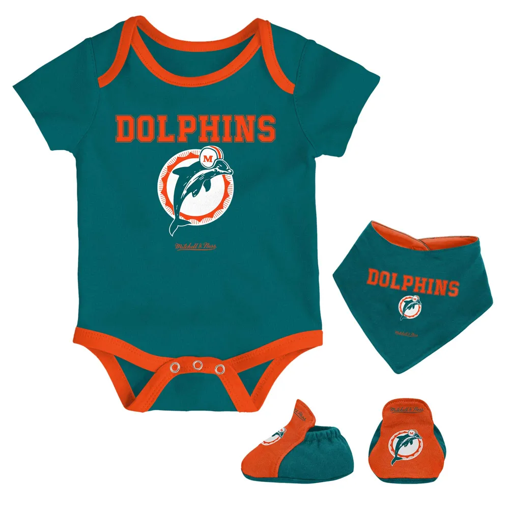 Mitchell & Ness Newborn & Infant Mitchell Ness Aqua/Orange Miami