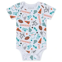 Newborn & Infant WEAR by Erin Andrews Miami Dolphins Three-Piece Turn Me Around Bodysuits Pant Set