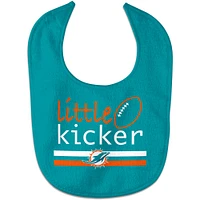 Nouveau-né et nourrisson WinCraft Miami Dolphins Little Kicker All Pro - Bavoir pour bébé