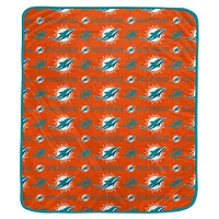 Pegasus Miami Dolphins 60” x 70” Home & Away Two-Piece Blanket Set