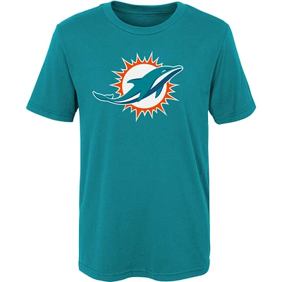 T-shirt préscolaire avec logo primaire Aqua Miami Dolphins