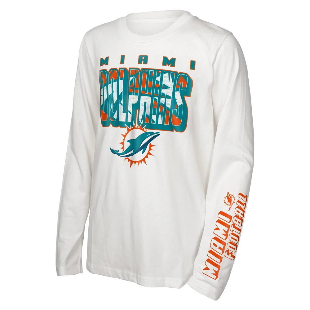 Ensemble combiné de t-shirts the Mix des Dolphins Miami préscolaires