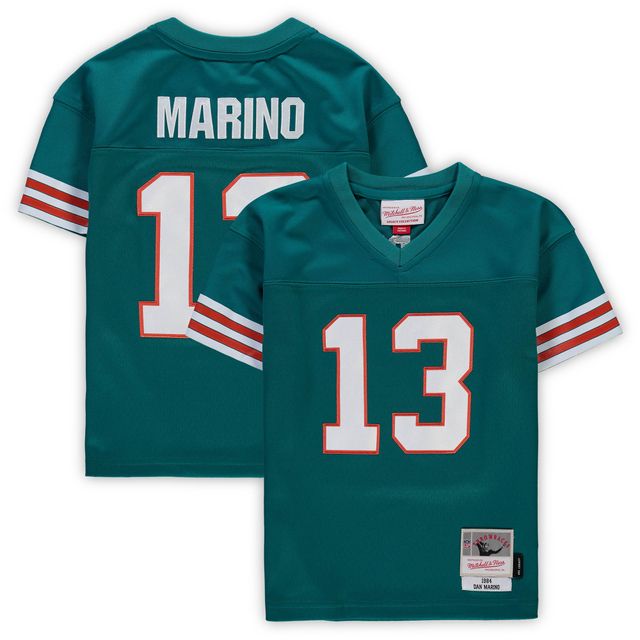 Maillot préscolaire Mitchell & Ness Dan Marino Aqua Miami Dolphins 1984 retraité Legacy