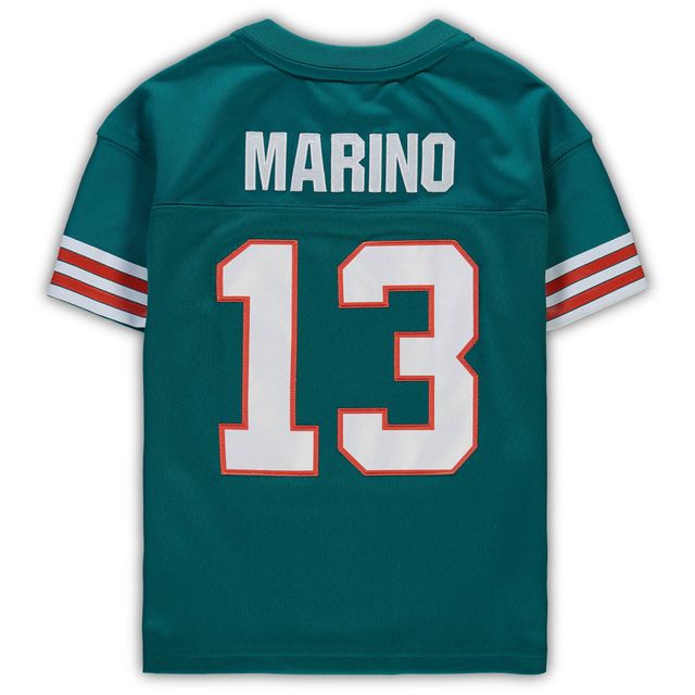 Maillot préscolaire Mitchell & Ness Dan Marino Aqua Miami Dolphins 1984 retraité Legacy