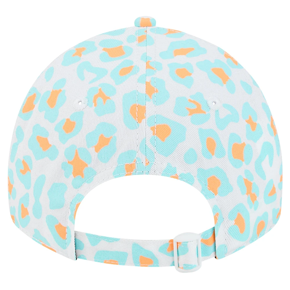 Preschool New Era White Miami Dolphins Active Leopard 9TWENTY Adjustable Hat