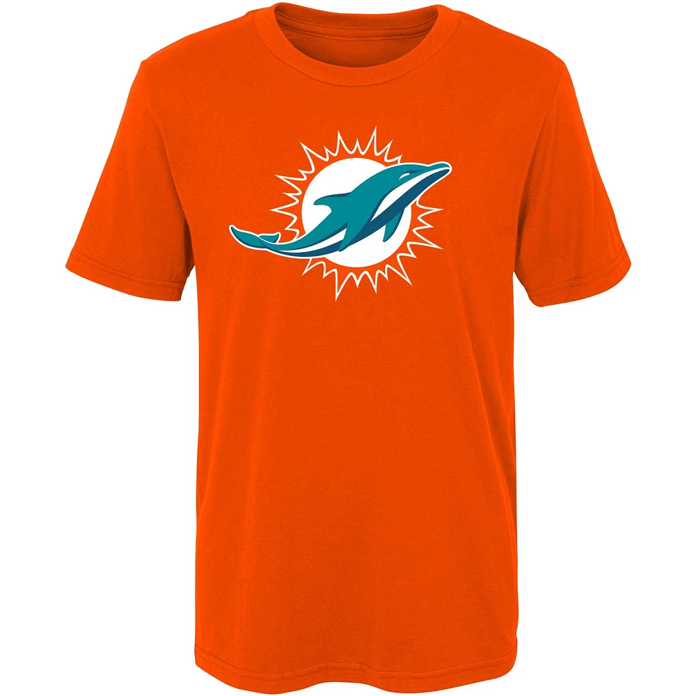 T-shirt préscolaire Orange Miami Dolphins Logo principal