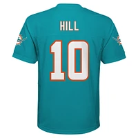 Maillot de joueur réplique des Dolphins Miami Aqua Tyreek Hill pour enfants d'âge préscolaire