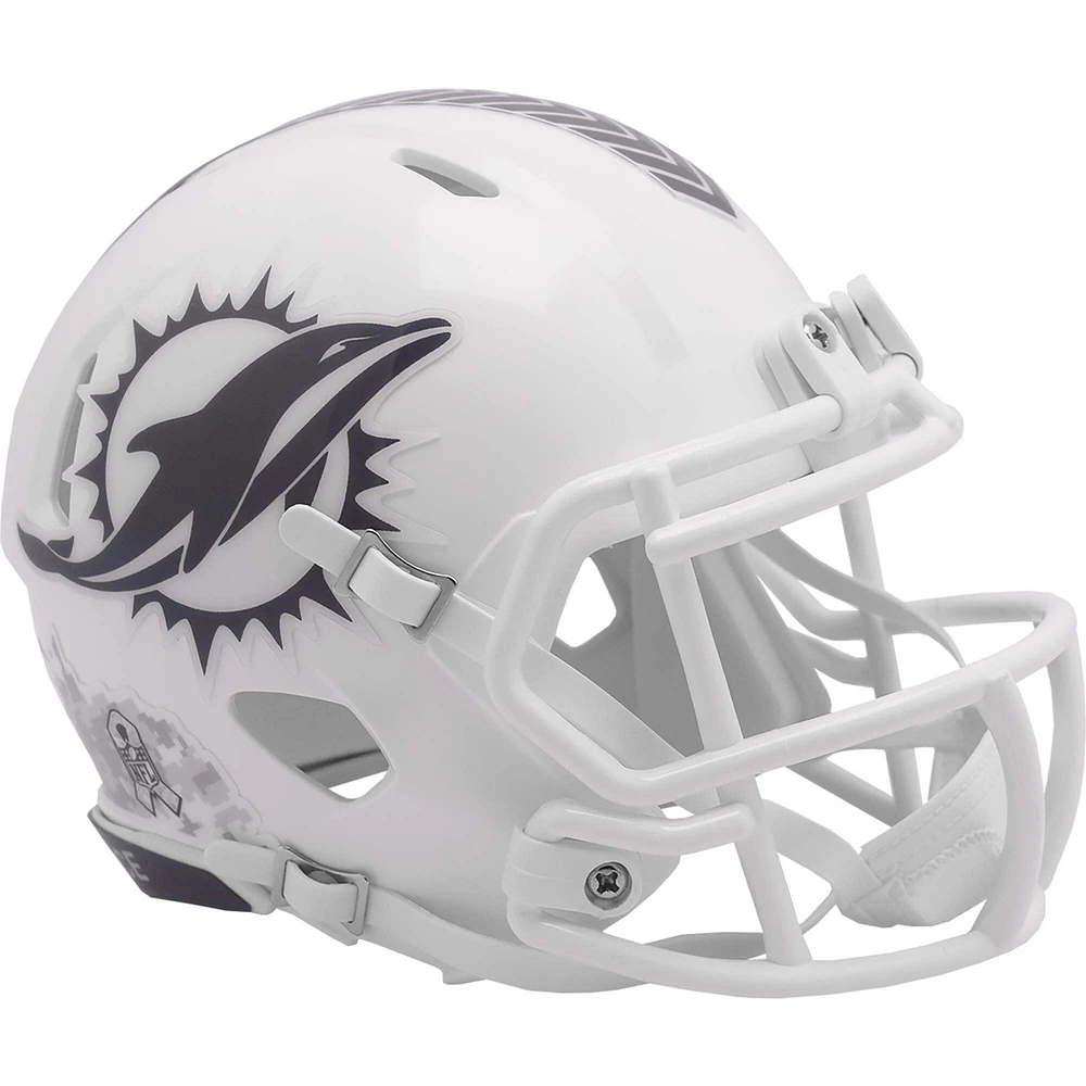 Casque Riddell Miami Dolphins 2024 Salute To Service Speed Mini