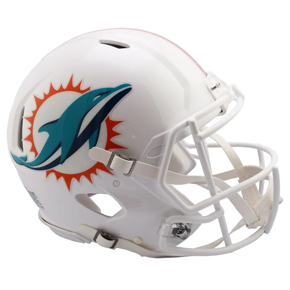 Miami Dolphins Riddell Lunar Alternate Revolution Speed Mini Football Helmet