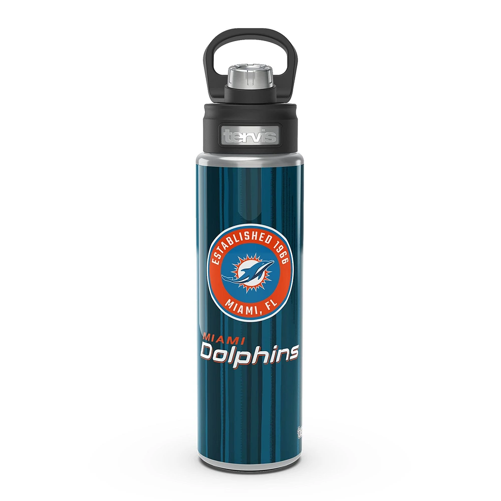 Tervis Miami Dolphins 24oz. All In Wide Mouth Water Bottle