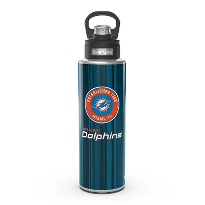 Tervis Miami Dolphins 40oz. Bouteille d'eau tout en large goulot