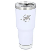 The Memory Company Miami Dolphins 30oz. Stainless Steel LED Bluetooth Tumbler