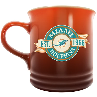 Le Sports Vault Miami Dolphins 14 oz. Tasse en grès