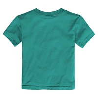 T-shirt Nike Aqua pour tout-petits avec légende des Dolphins de Miami