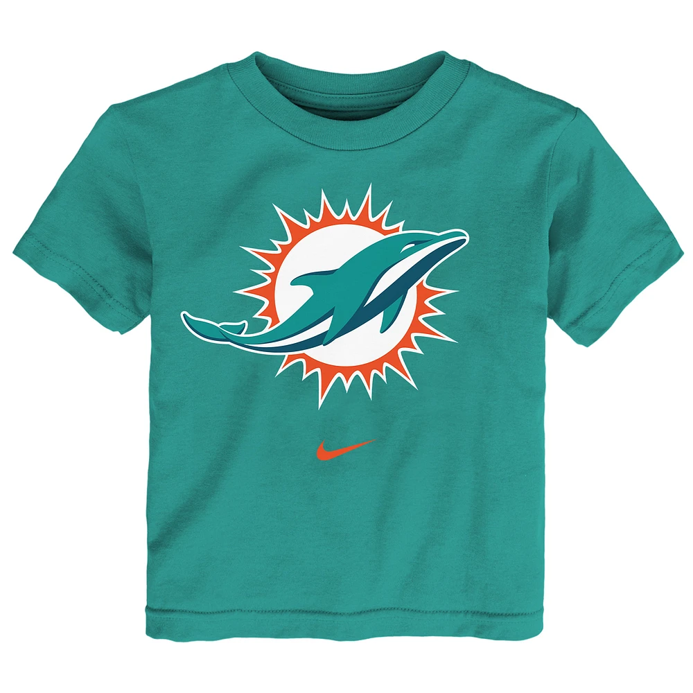 Toddler Nike Aqua Miami Dolphins Logo T-Shirt