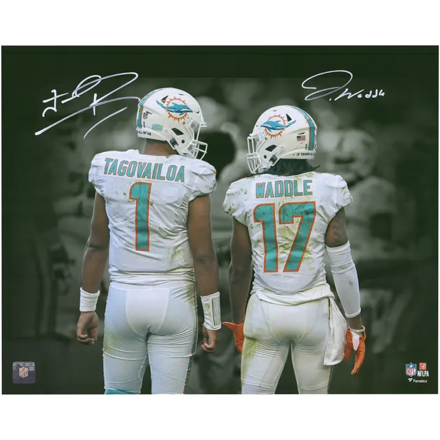 Lids Jaylen Waddle Miami Dolphins Fanatics Authentic Facsimile