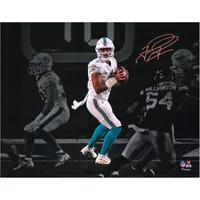 Tua Tagovailoa Miami Dolphins Autographed Aqua Throwback Nike