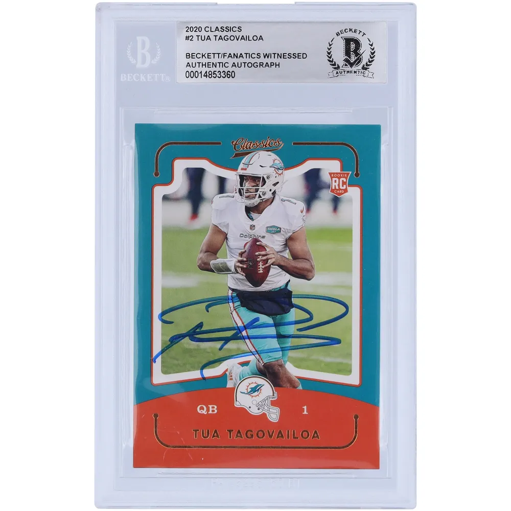 Tua Tagovailoa Miami Dolphins Autographed 2020 Panini