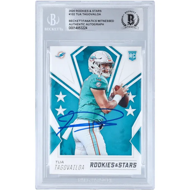 Lids Tua Tagovailoa Miami Dolphins Autographed 2020 Panini Rookies and  Stars #102 Beckett Fanatics Witnessed Authenticated Rookie Card