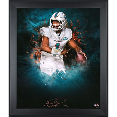 Tua Tagovailoa Miami Dolphins Framed Autographed 20" x 24" In Focus Photograph