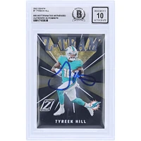 Tyreek Hill Miami Dolphins Autographed 2022 Panini Zenith Z-Team #ZT-7 Beckett Fanatics Witnessed Authenticated 10 Card