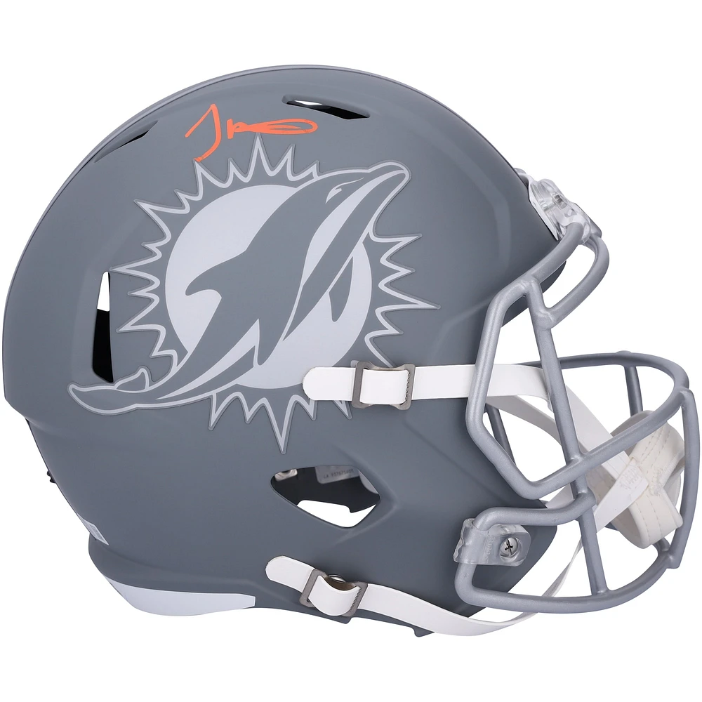 Tyreek Hill Miami Dolphins Autographed Riddell Slate Speed Replica Helmet