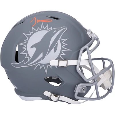Tyreek Hill Miami Dolphins Autographed Riddell Slate Speed Replica Helmet