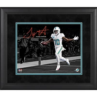 Tyreek Hill Miami Dolphins Facsimile Signature Framed 11" x 14" Spotlight Photograph