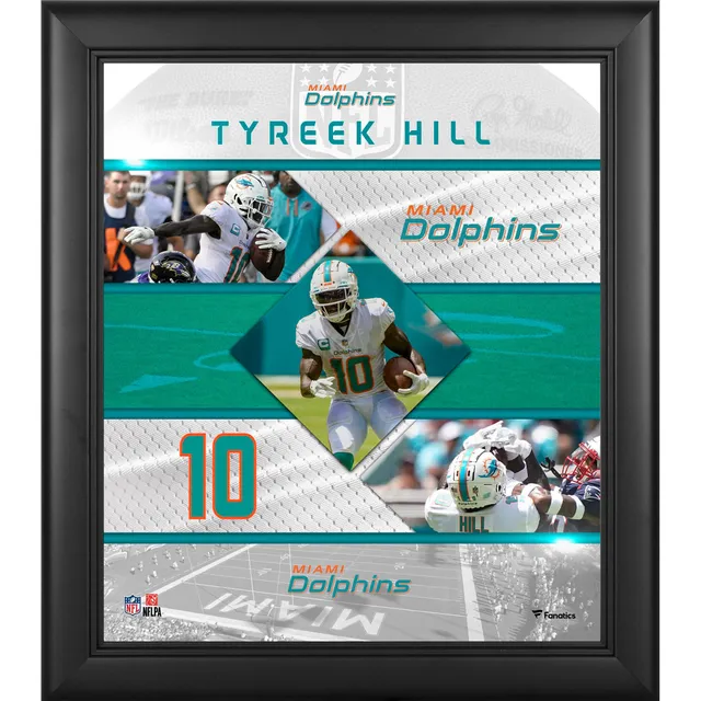 Tyreek Hill Miami Dolphins Unsigned Celebrates a Touchdown Photograph