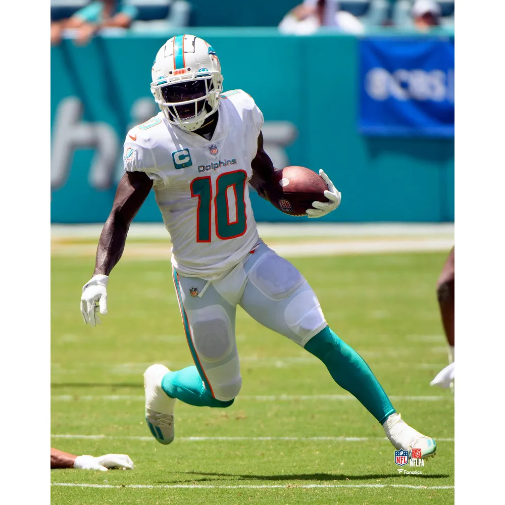 Jaylen Waddle Miami Dolphins Unsigned Celebration Photograph