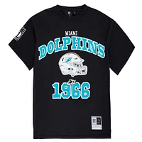 Unisex Black Miami Dolphins x Aleali May T-Shirt